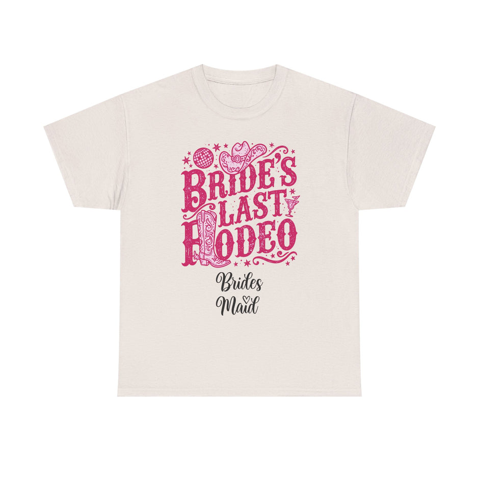Bride’s Last Rodeo T-Shirt — Bachelorette Bridesmaid Party Western Tee
