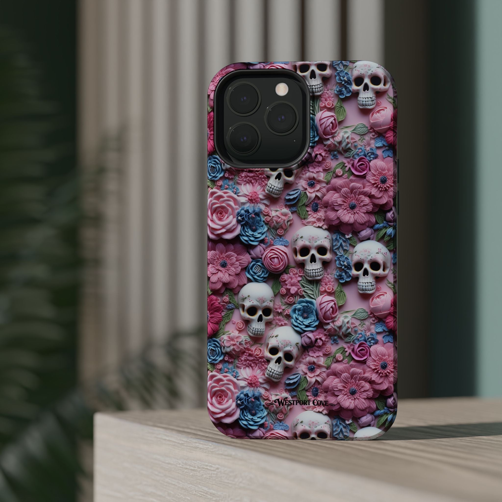 Floral Skull - Extreme MagSafe Phone Case