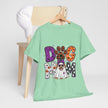 Dog Mom Halloween T‑Shirt — Ghost Pup & Spooky Pattern Tee
