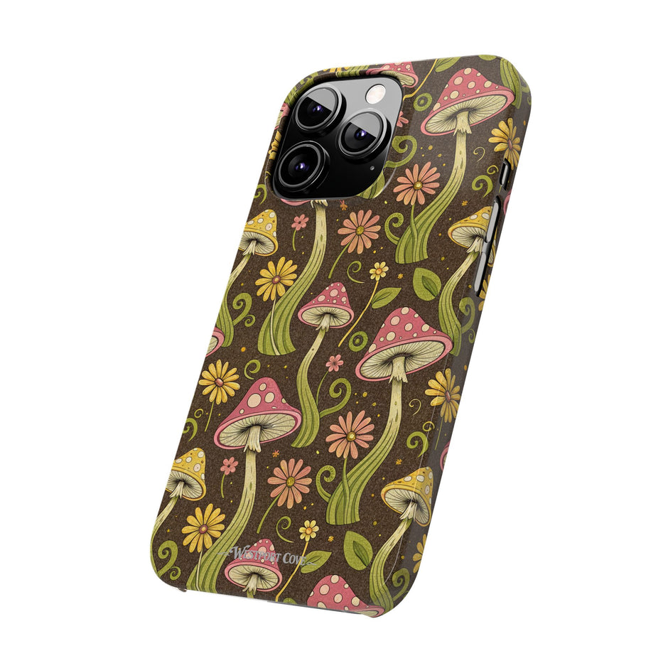 Magic Mushroom - Essential Phone Case – Retro Psychedelic Botanical Design