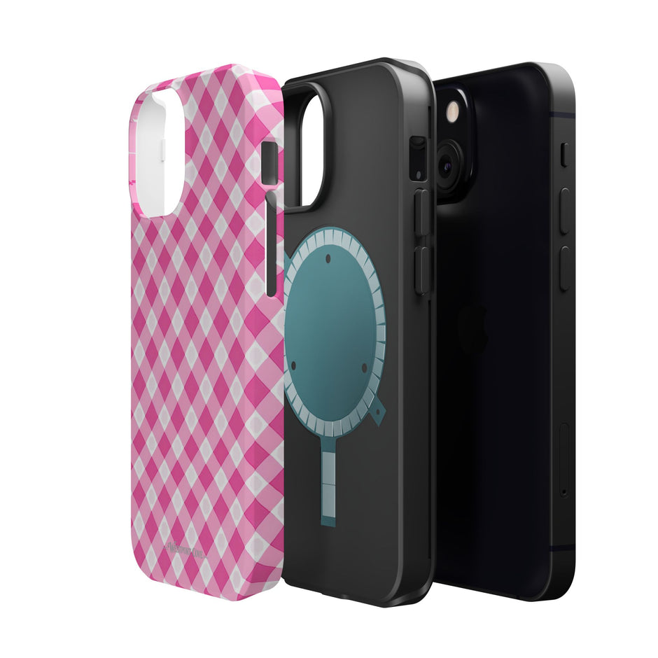 Pink Gingham - Extreme Phone Case