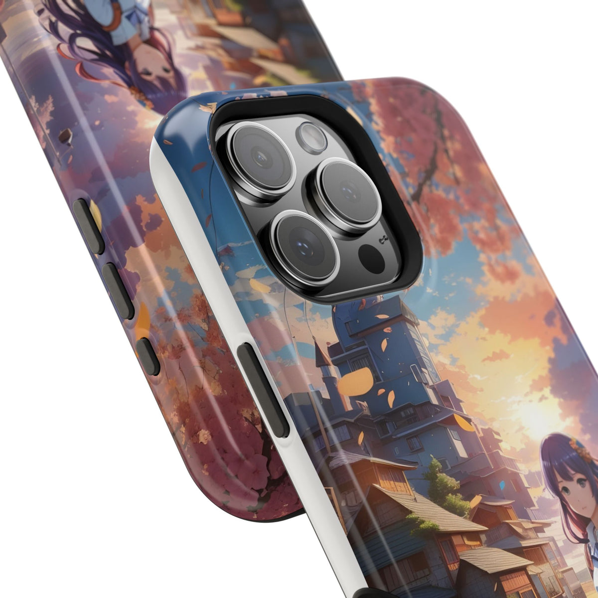 Anime Cherry Blossom Extreme Impact MagSafe Phone Case