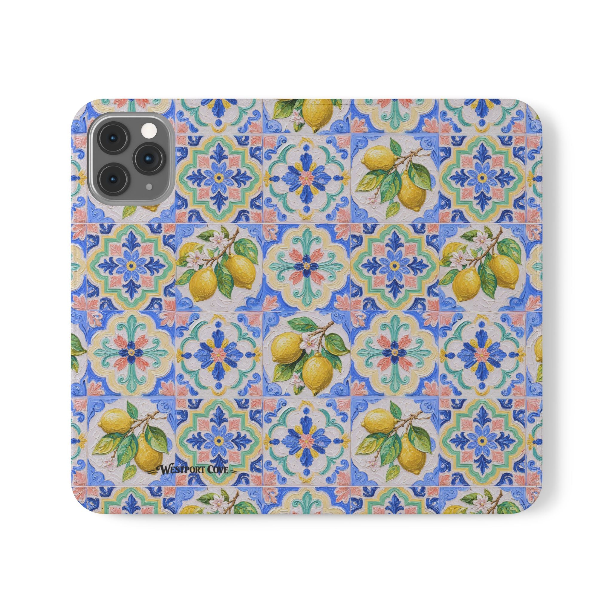Santorini Lemon - Flip Case