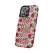 Red Scandi Floral - Extreme Impact MagSafe Phone Case