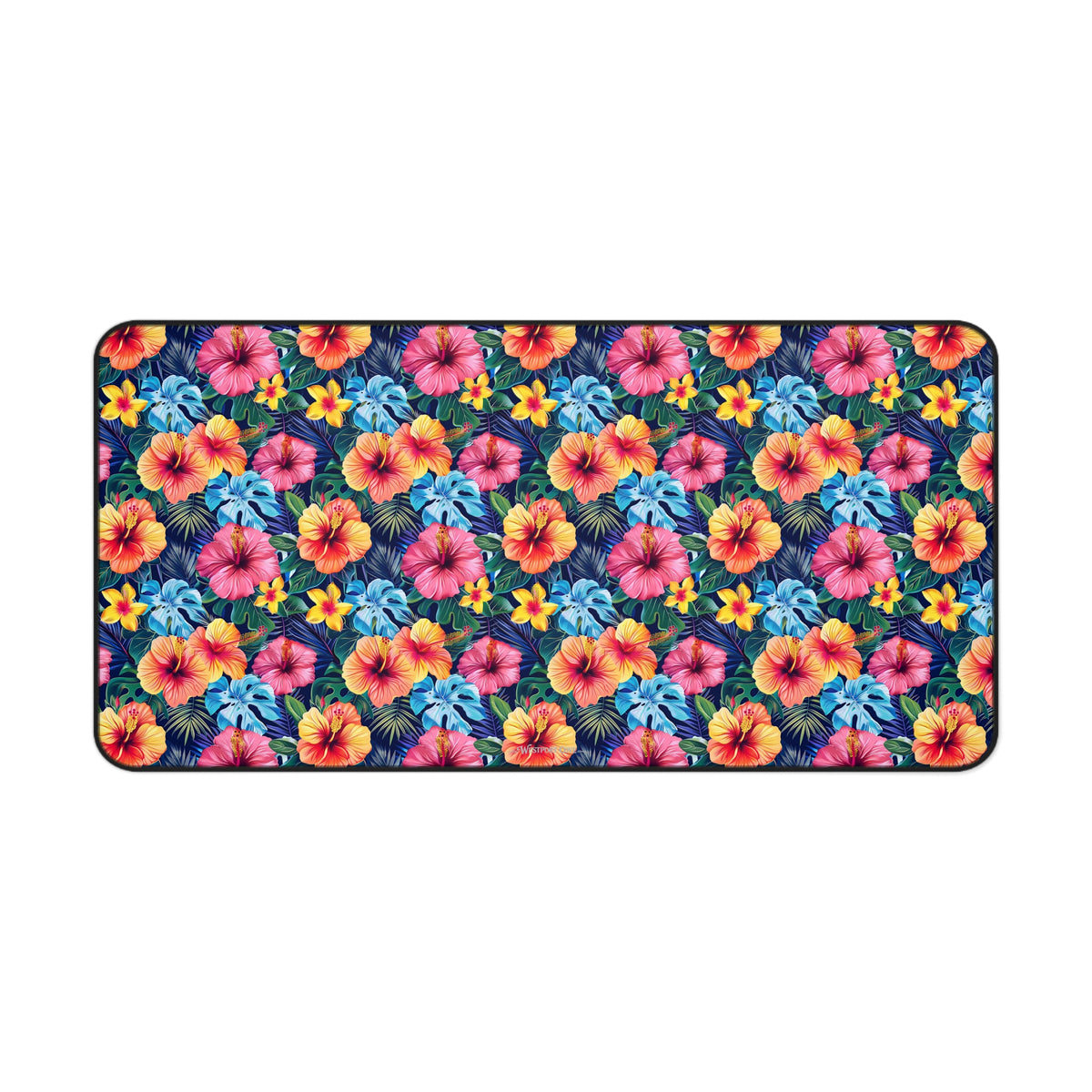 Tropical Hibiscus - Launch Pad - Desk Mat