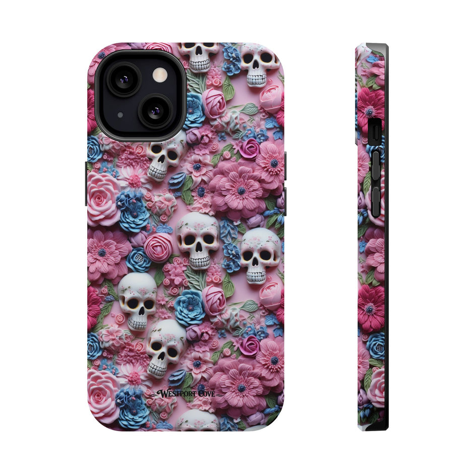 Floral Skull - Extreme MagSafe Phone Case