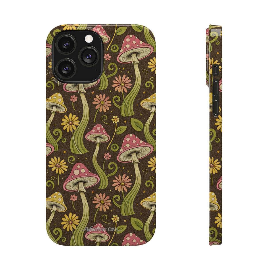 Magic Mushroom - Essential Phone Case – Retro Psychedelic Botanical Design