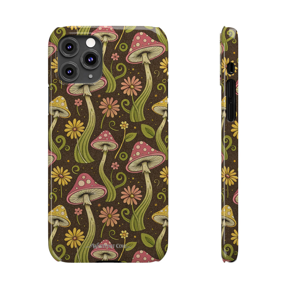 Magic Mushroom - Essential Phone Case – Retro Psychedelic Botanical Design