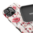 Vintage Roses & Heart Charms - Extreme Impact MagSafe Phone Case