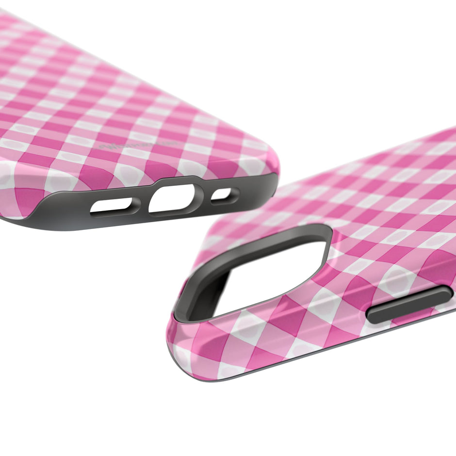 Pink Gingham - Extreme Phone Case