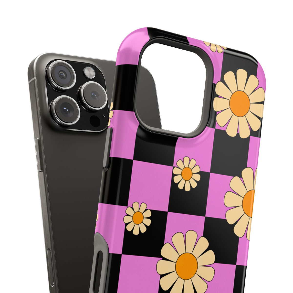 Daisy Checkerboard Extreme Impact MagSafe Phone Case