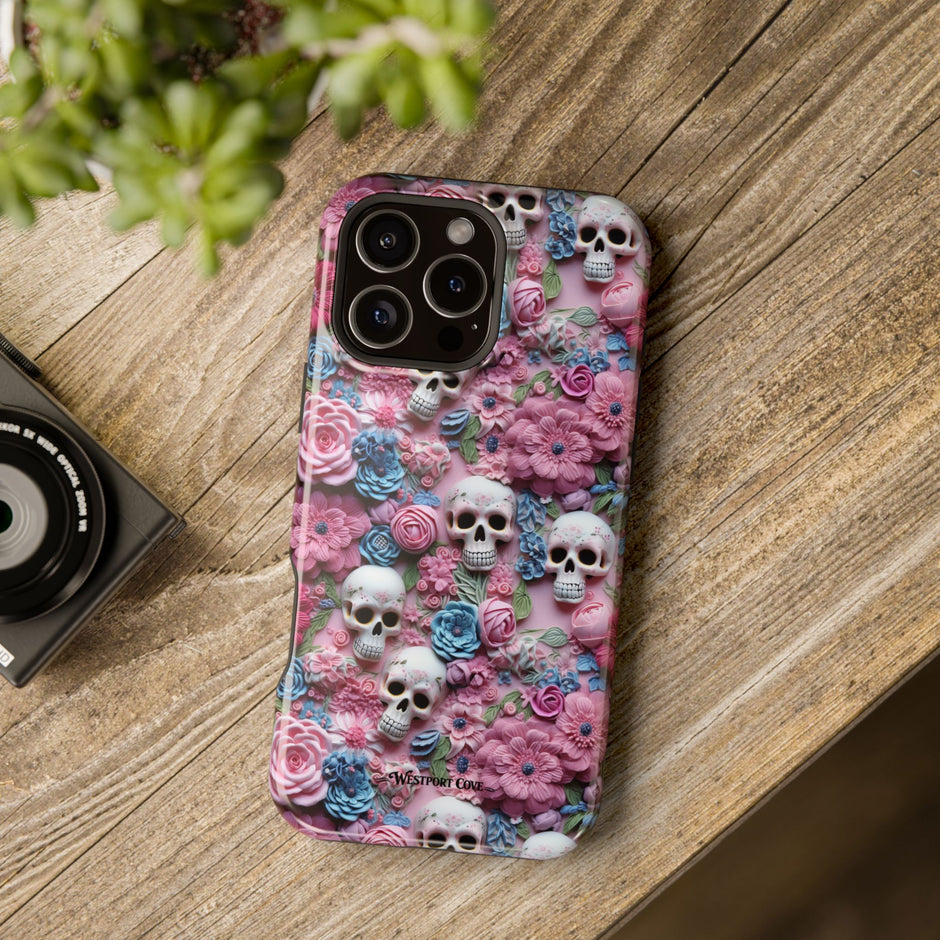Floral Skull - Extreme MagSafe Phone Case