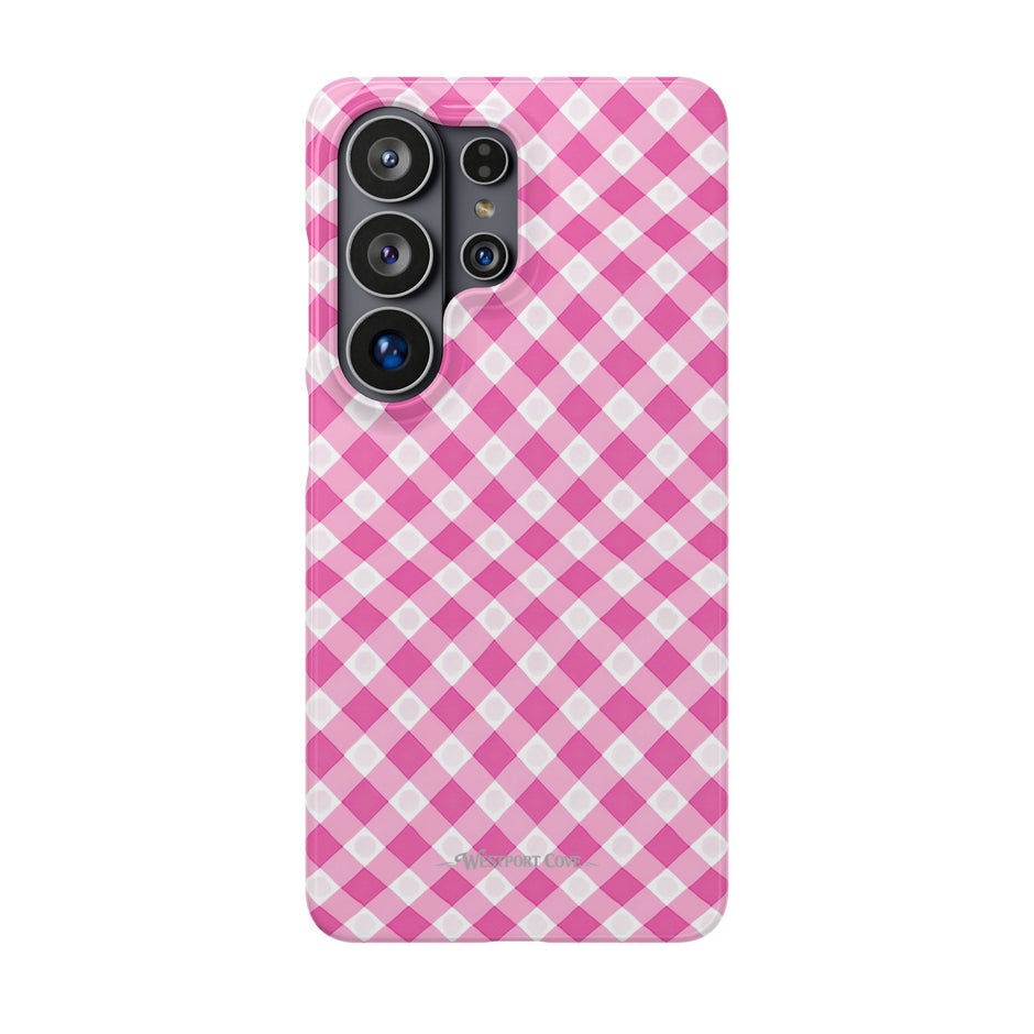 Pink Gingham - Elite Case