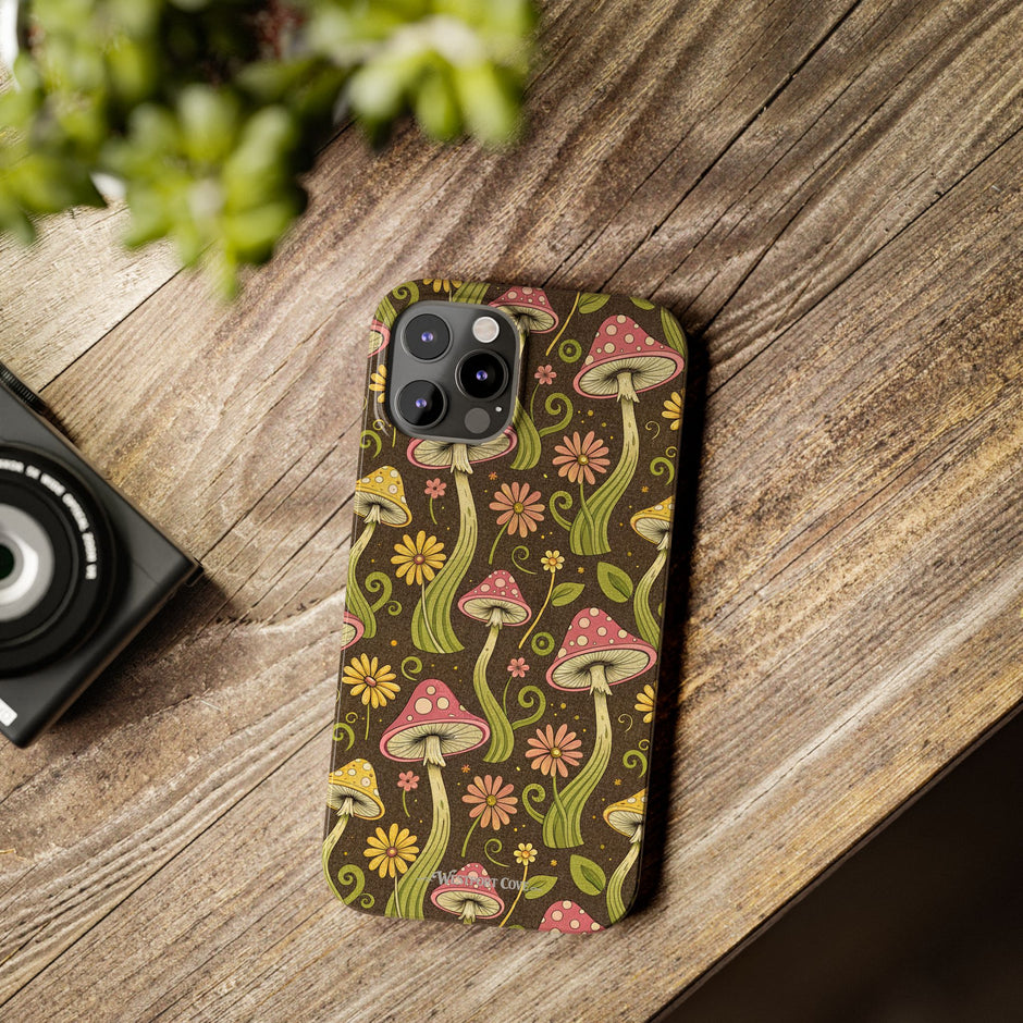 Magic Mushroom - Essential Phone Case – Retro Psychedelic Botanical Design