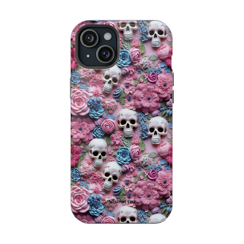 Floral Skull - Extreme MagSafe Phone Case