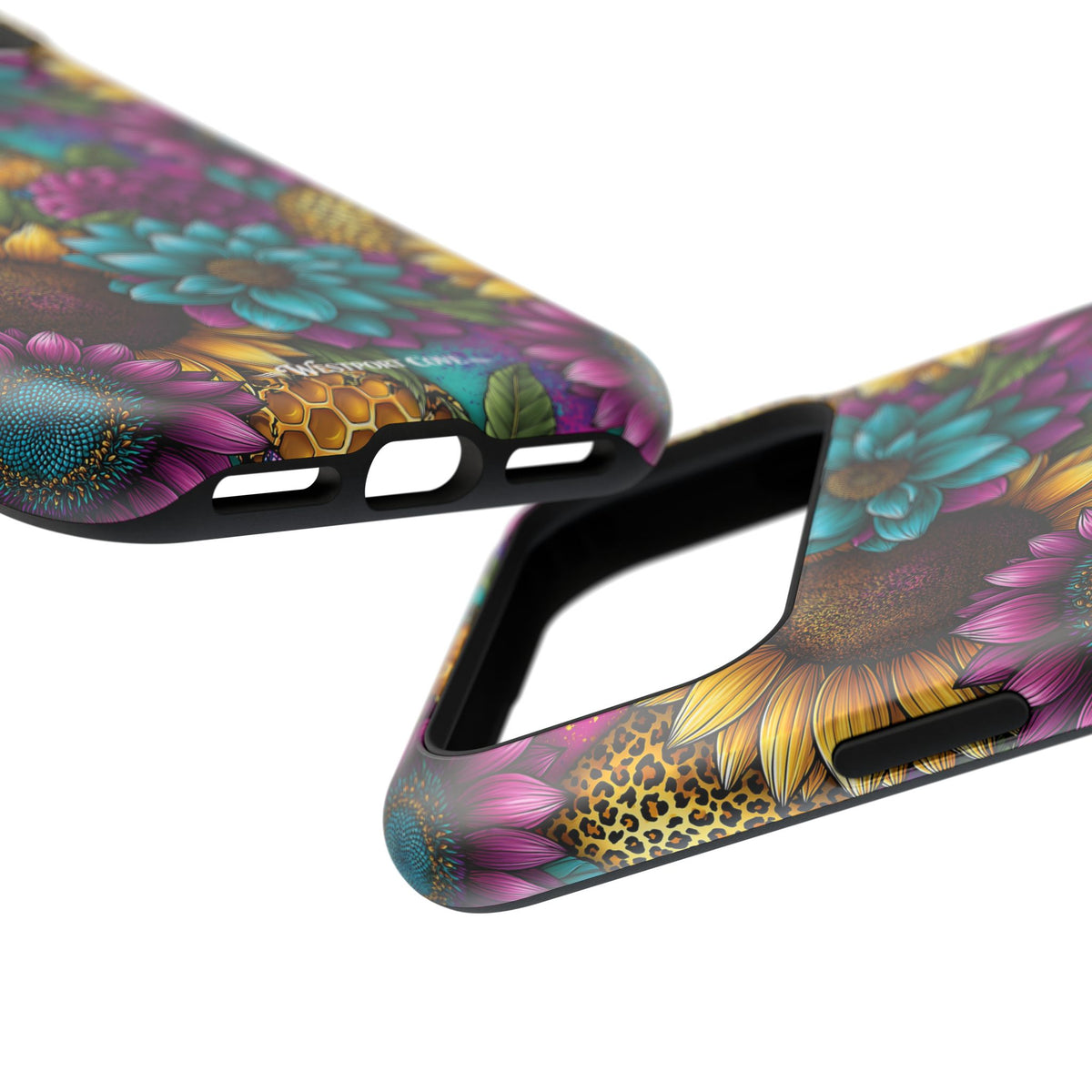 Colorful Floral Pattern - Extreme Impact MagSafe Phone Case