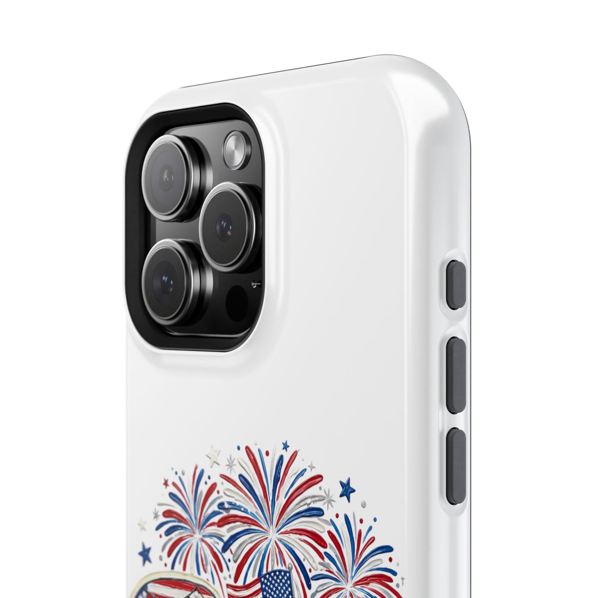 Glamping in the USA - Patriotic Camping Extreme Impact MagSafe Phone Case