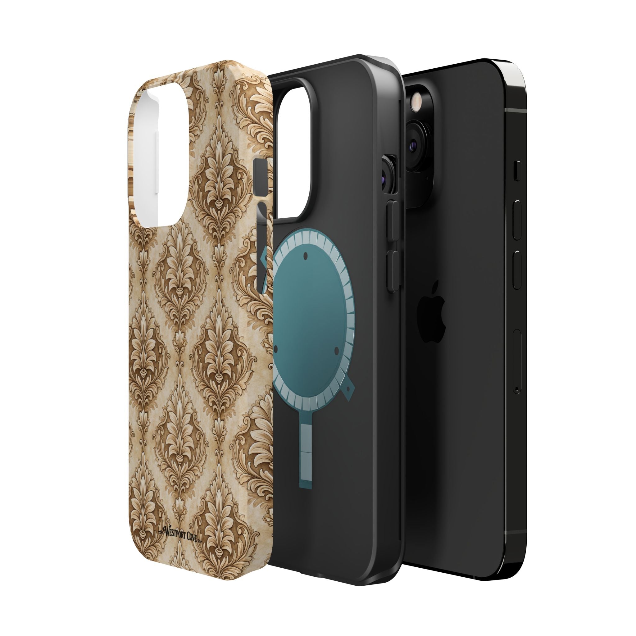 Damask Taupe - Extreme MagSafe Phone Case