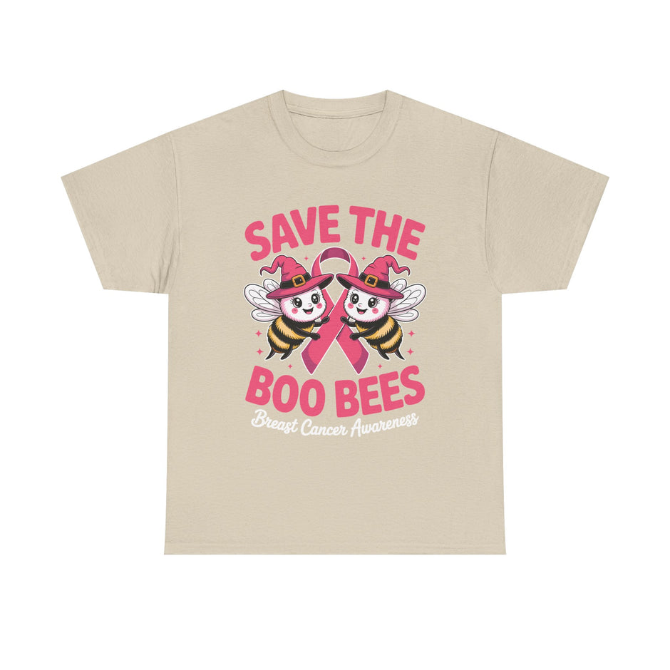Save the Boo Bees T-Shirt — Breast Cancer Awareness Pink Ribbon Tee