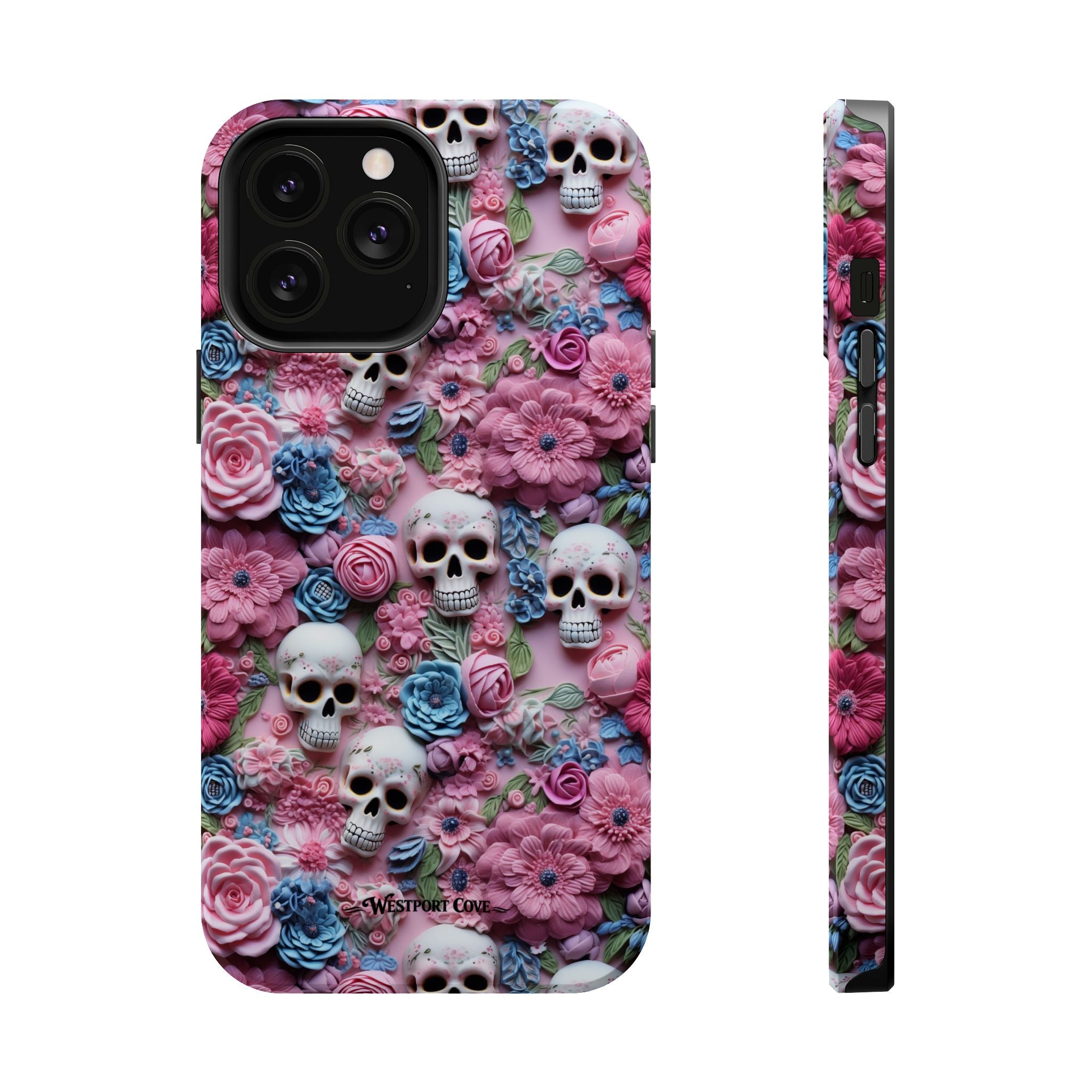 Floral Skull - Extreme MagSafe Phone Case