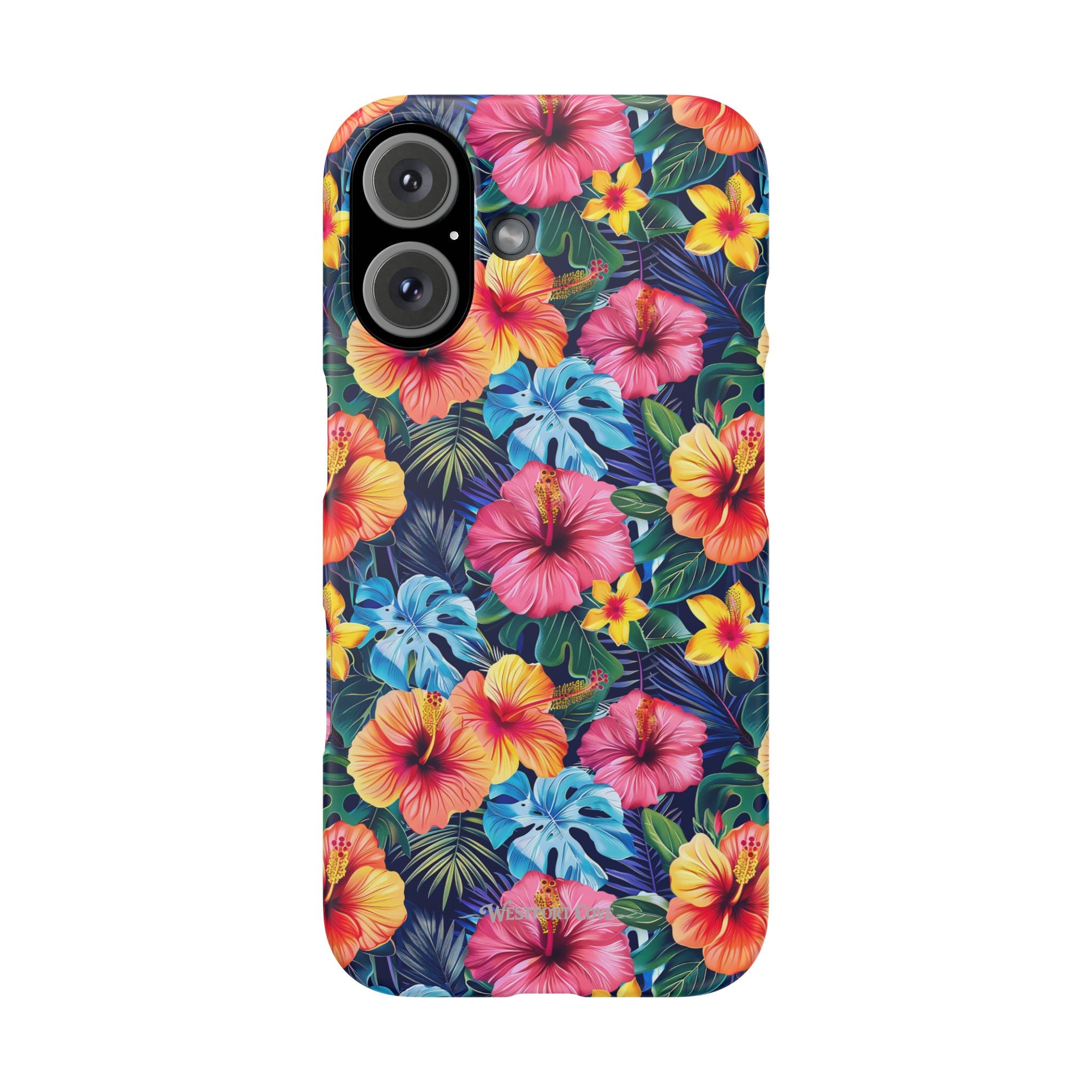 Tropical Hibiscus - Elite Phone Case — Floral Hawaiian Pattern Phone Cover