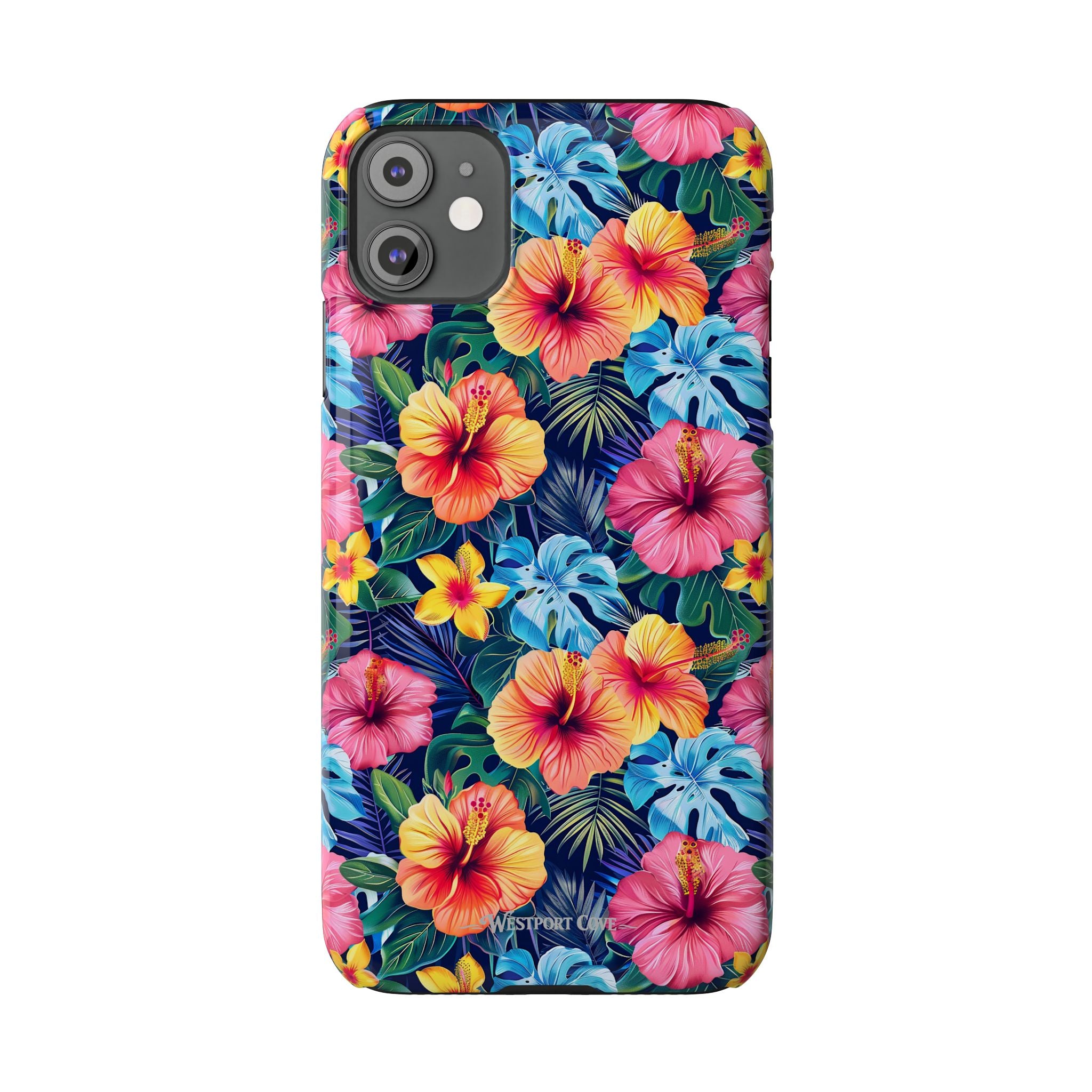 Tropical Hibiscus - Essential Phone Case — Floral Beach Vibe Phone Cover