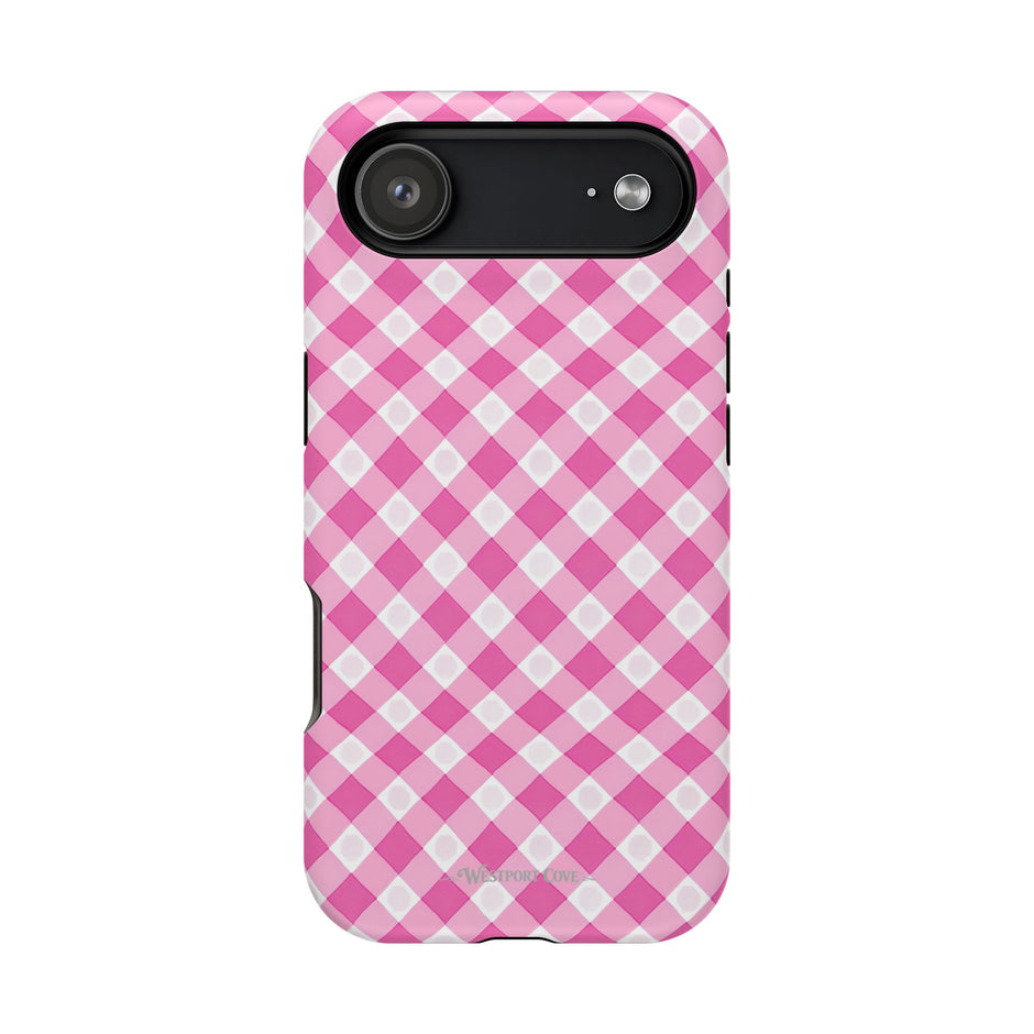 Pink Gingham - Extreme Phone Case