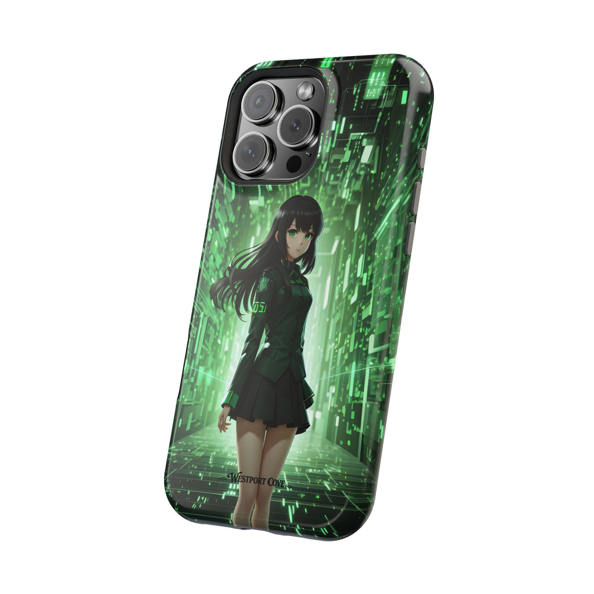 Anime Cybergirl Extreme Impact MagSafe Phone Case