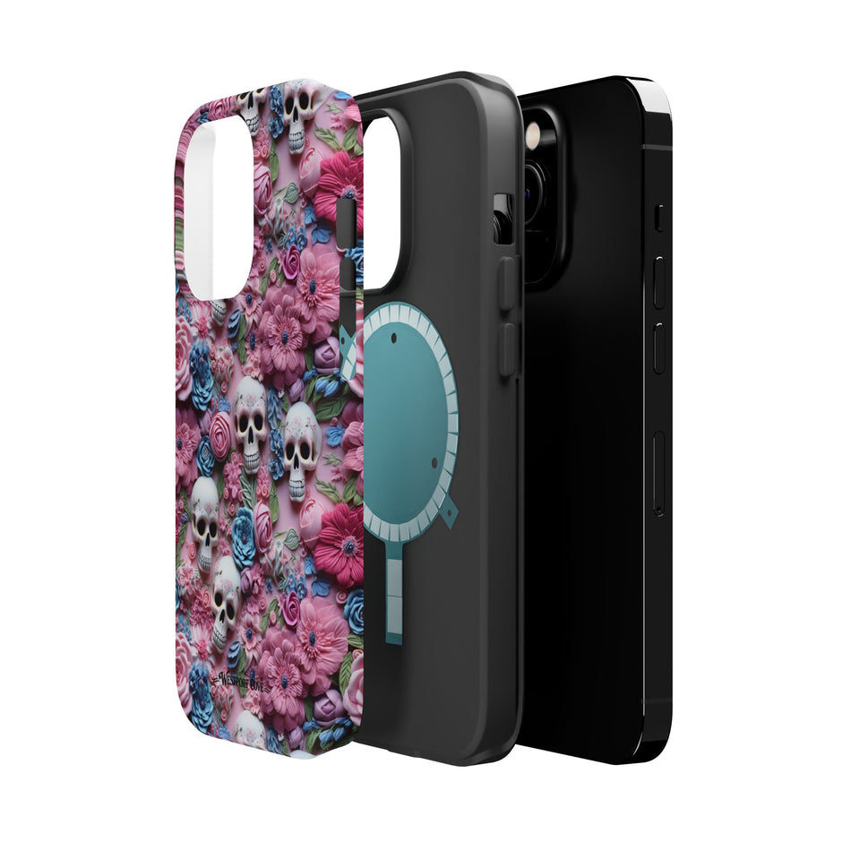 Floral Skull - Extreme MagSafe Phone Case