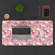 Unicorn Dance Desk Mat — Pink Cute Gaming & Office Mouse Pad