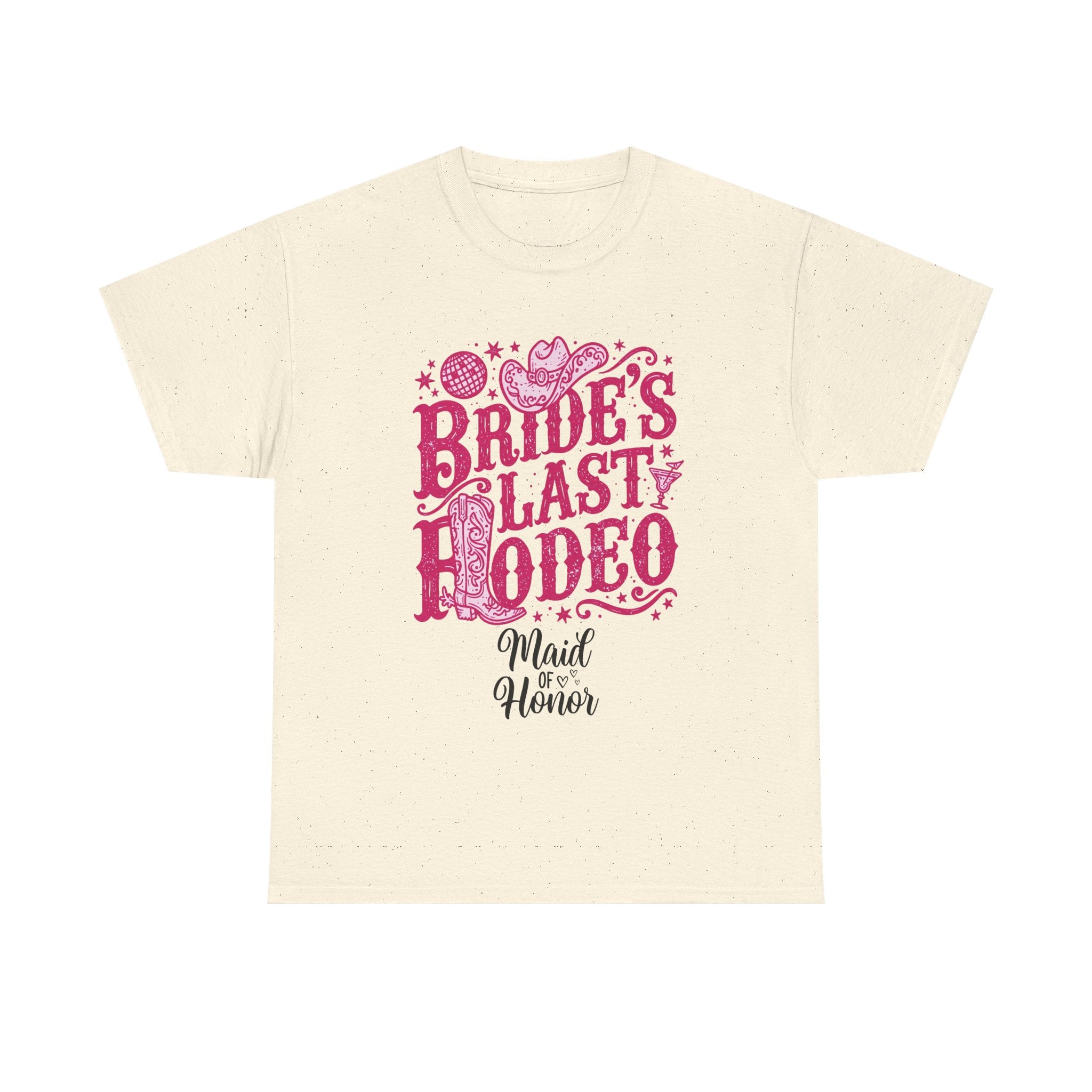 Bride's Last Rodeo T-Shirt — Maid of Honor Bachelorette Western Tee