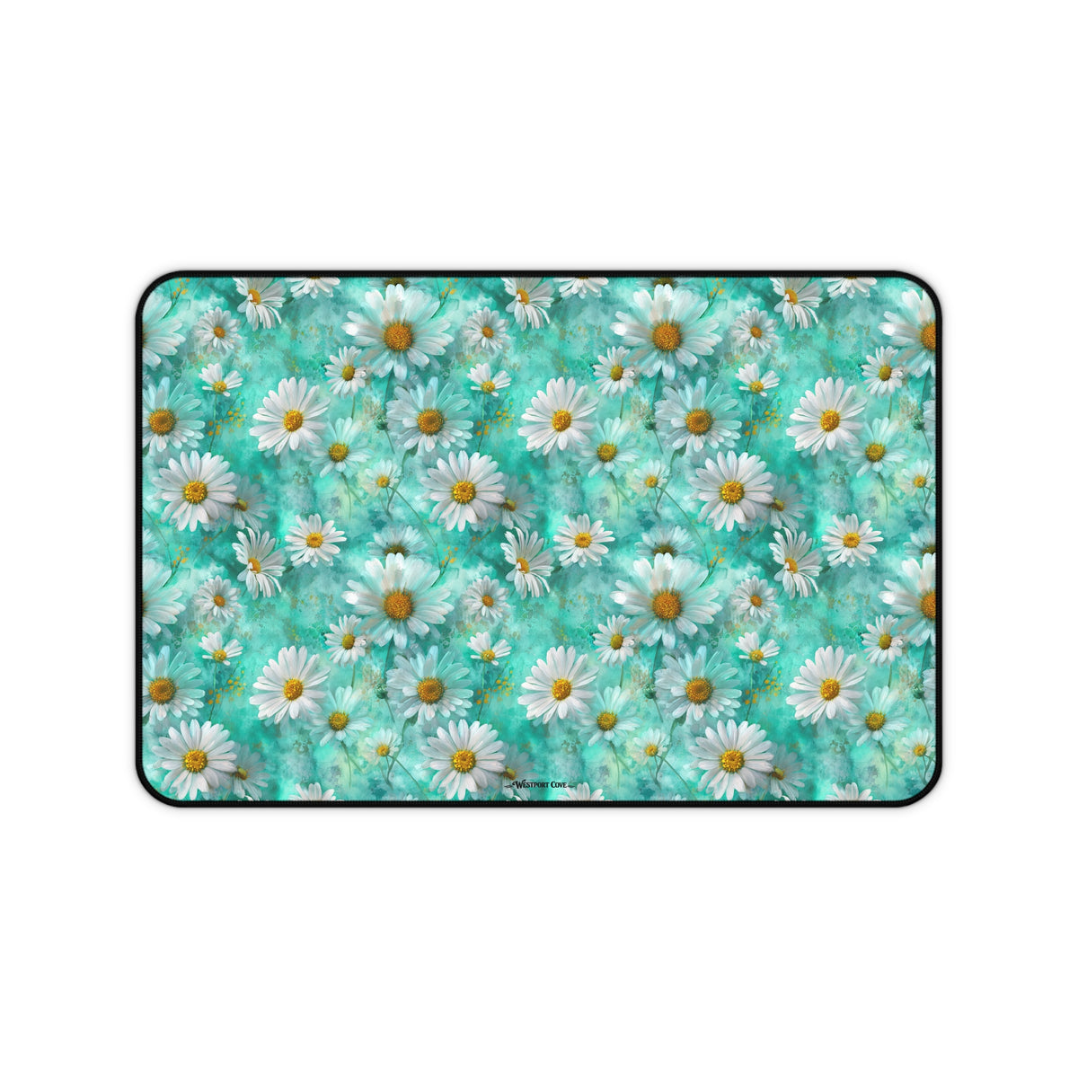 The Blue Daisy Meadow Desk Mat