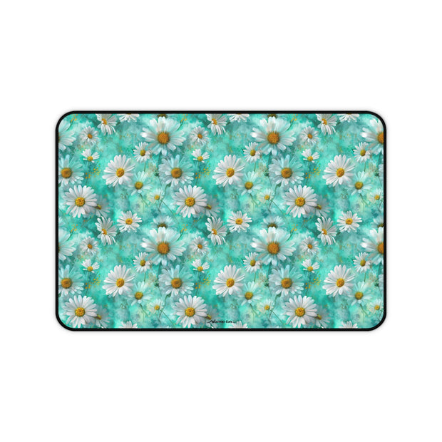 The Blue Daisy Meadow Desk Mat