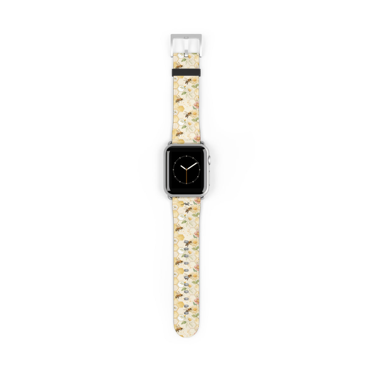 Honeycomb Heaven - Honeybee Apple Watch Band— Bee & Honeycomb Pattern Apple Watch Strap