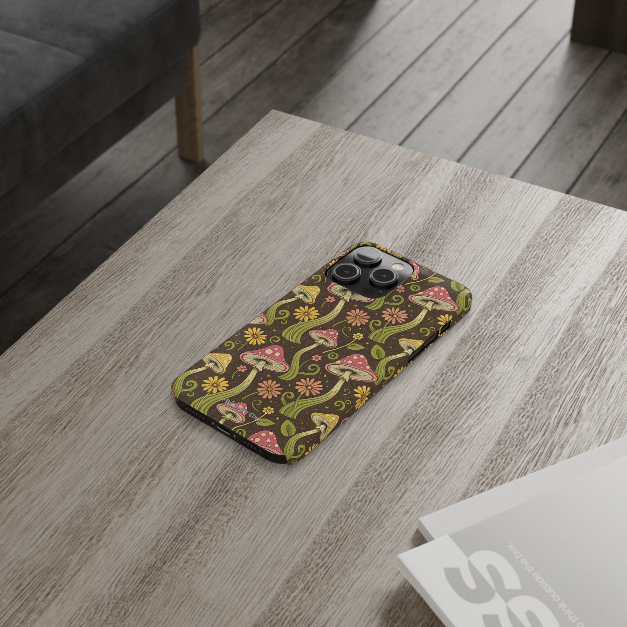 Magic Mushroom - Essential Phone Case – Retro Psychedelic Botanical Design
