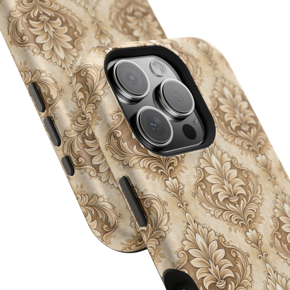 Damask Taupe - Extreme MagSafe Phone Case