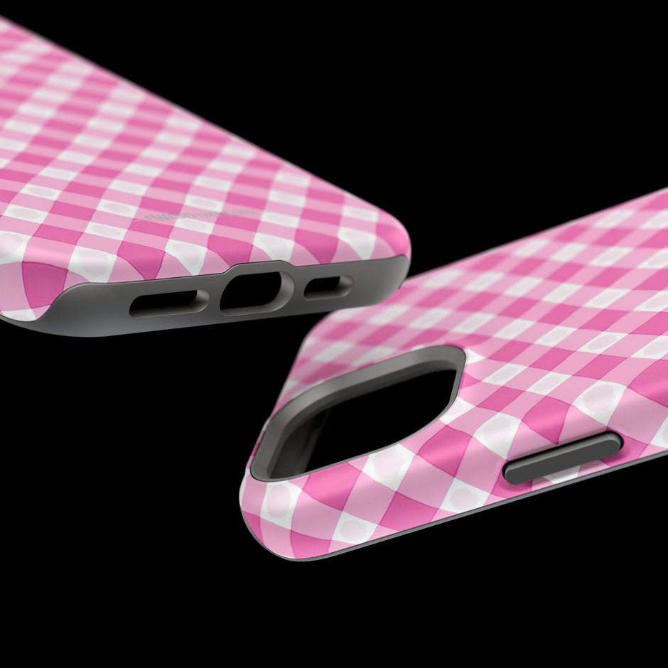 Pink Gingham - Extreme Phone Case