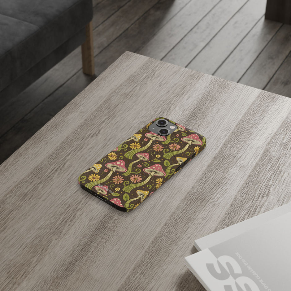 Magic Mushroom - Essential Phone Case – Retro Psychedelic Botanical Design