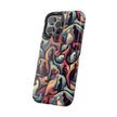 Camo Cats - Extreme Impact MagSafe Phone Case — Abstract Cat Pattern