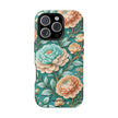 Teal Peony - Extreme MagSafe Phone Case
