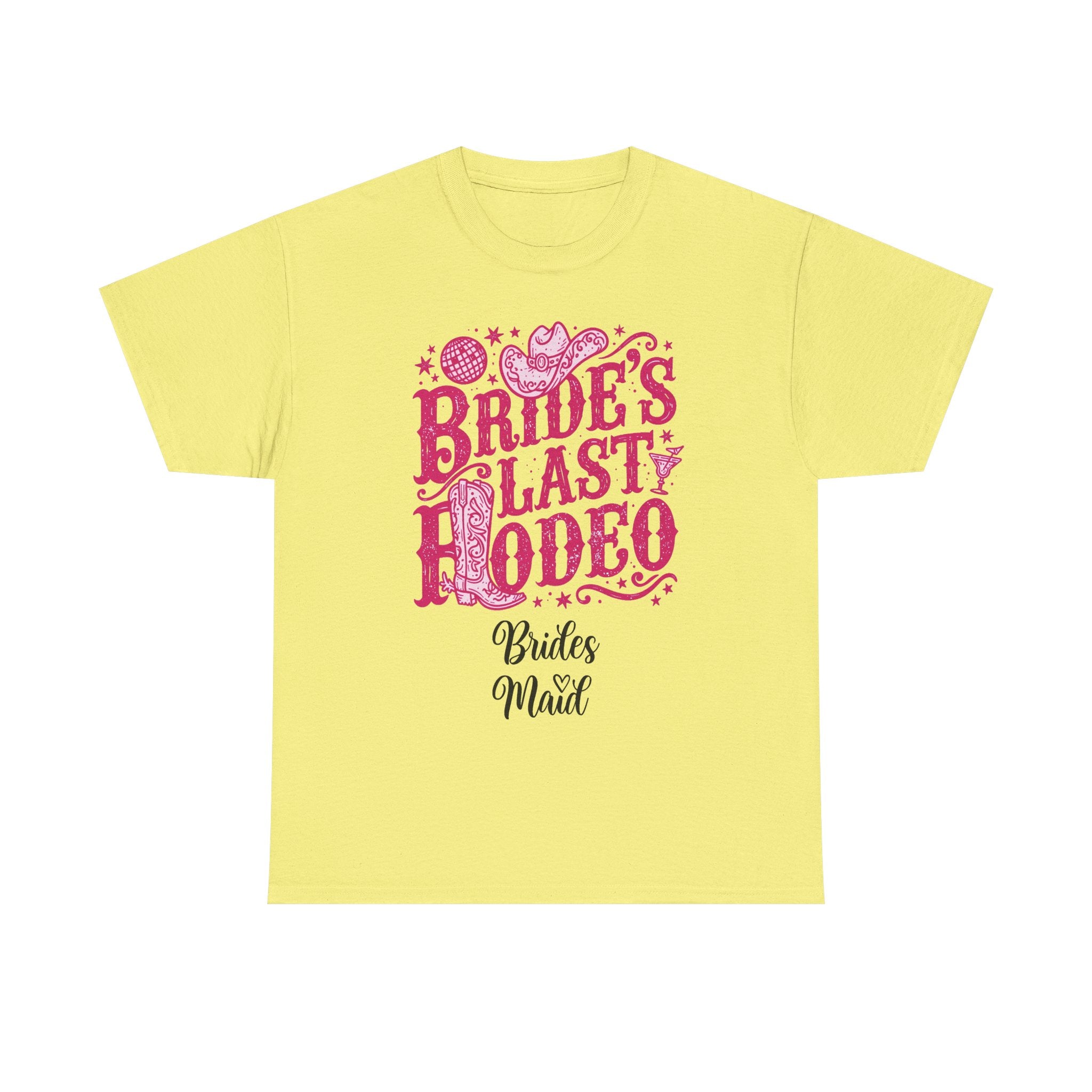 Bride’s Last Rodeo T-Shirt — Bachelorette Bridesmaid Party Western Tee