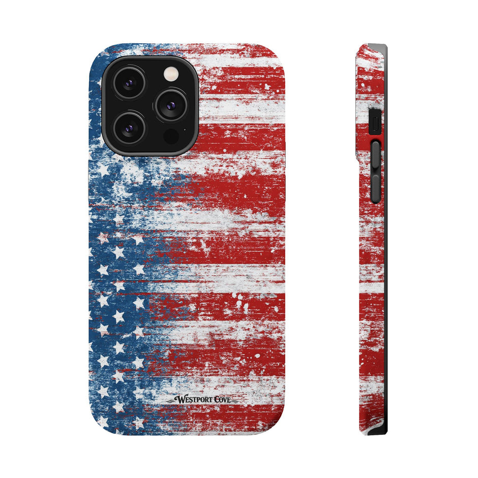 American Flag Distressed - Extreme MagSafe Phone Case