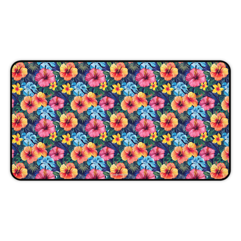 Tropical Hibiscus - Launch Pad - Desk Mat