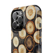 Timber - Wood Slice Pattern Extreme Impact MagSafe Phone Case Protective Cover