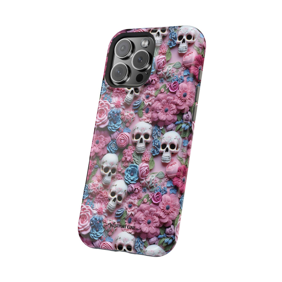 Floral Skull - Extreme MagSafe Phone Case