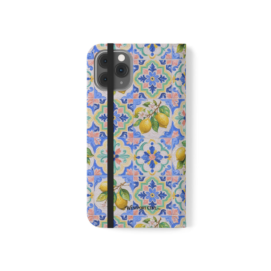 Santorini Lemon - Flip Case