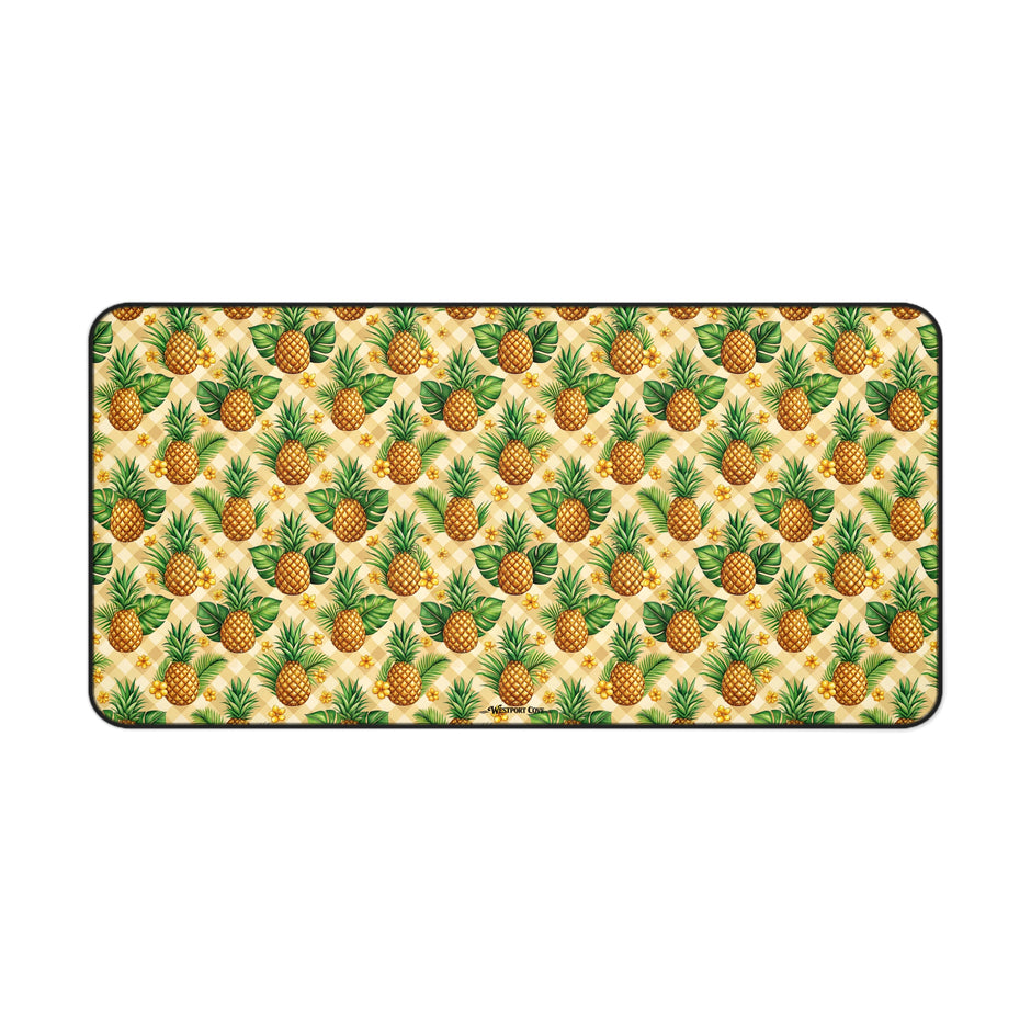 Fine-apple Desk Mat — Tropical Mouse Pad & Workspace Protector