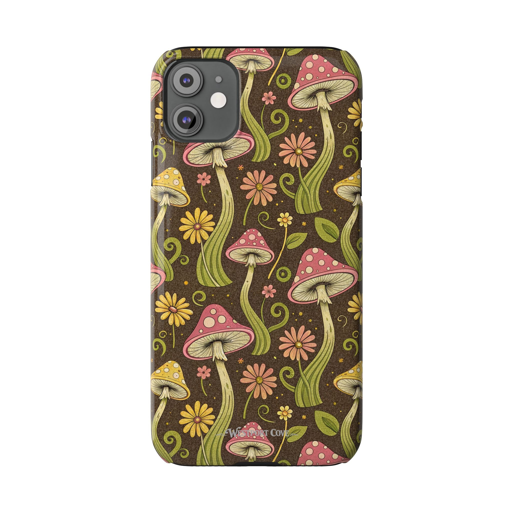 Magic Mushroom - Essential Phone Case – Retro Psychedelic Botanical Design
