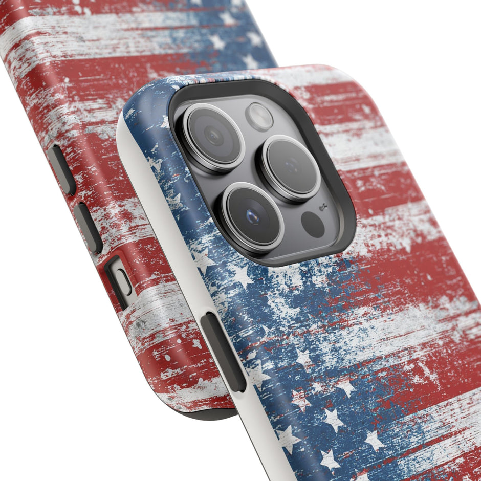 American Flag Distressed - Extreme MagSafe Phone Case