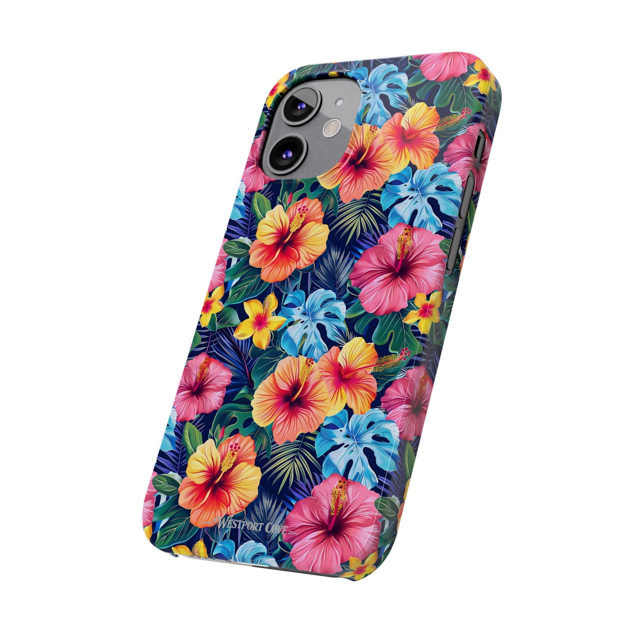 Tropical Hibiscus - Essential Phone Case — Floral Beach Vibe Phone Cover